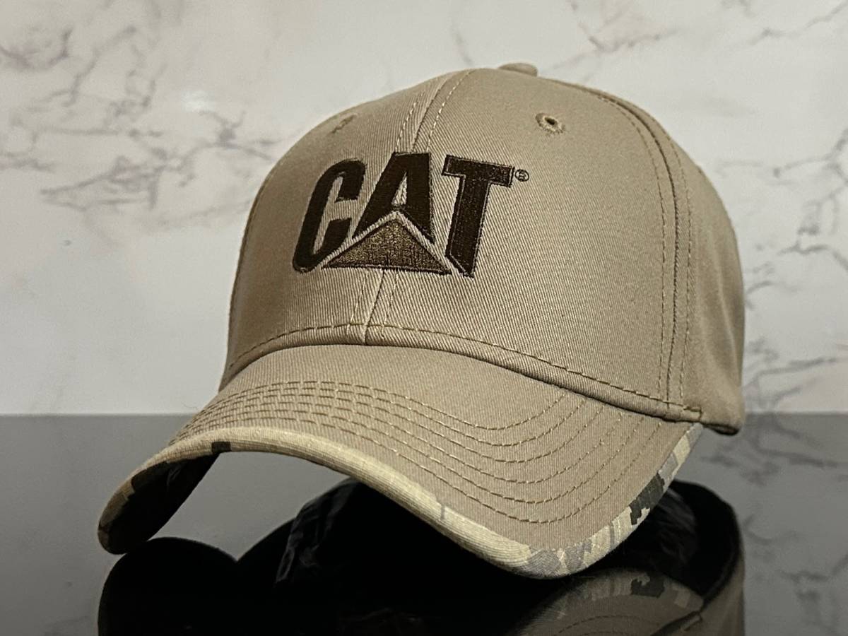 【未使用品】32B★Caterpillar CAT キャタピラー キャップ 帽子 CAP 上品で高級感のあるデザインのコットン素材♪《FREEサイズ》_画像1