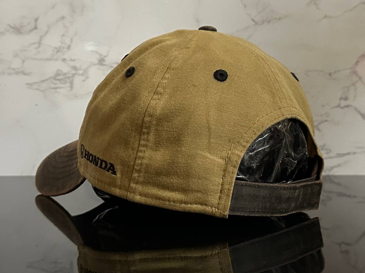 【未使用品】34C クール★Honda ホンダ キャップ 帽子 CAP クールなデザインのコットン素材とバイザーのコーティング素材！《FREEサイズ》_画像5