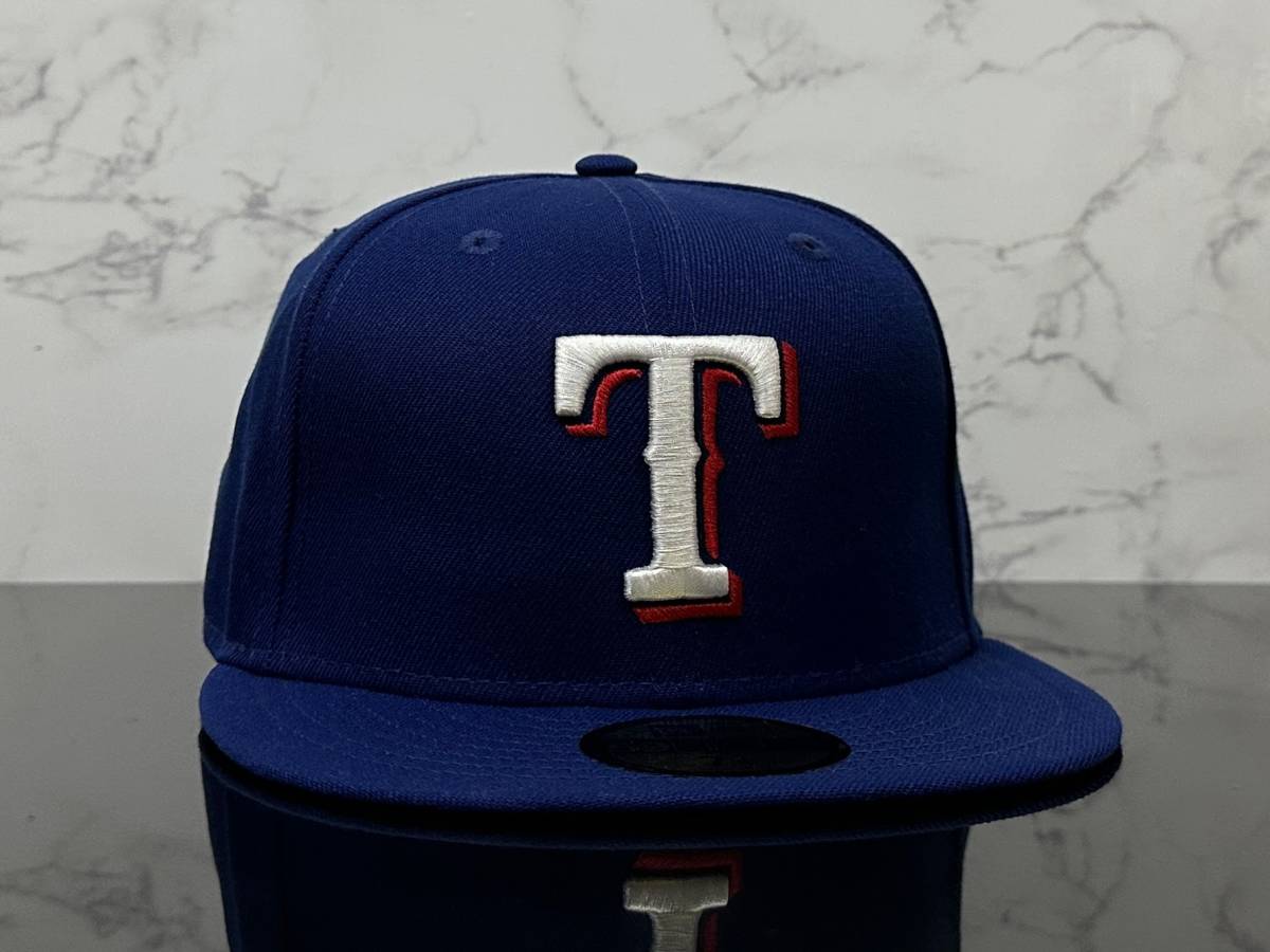 【未使用品】18F★NEW ERA ニューエラ 59FIFTY×MLB テキサス レンジャーズ Texas Rangers コラボキャップ 帽子 CAP《SIZE7 1/4・57.7㎝》_画像2