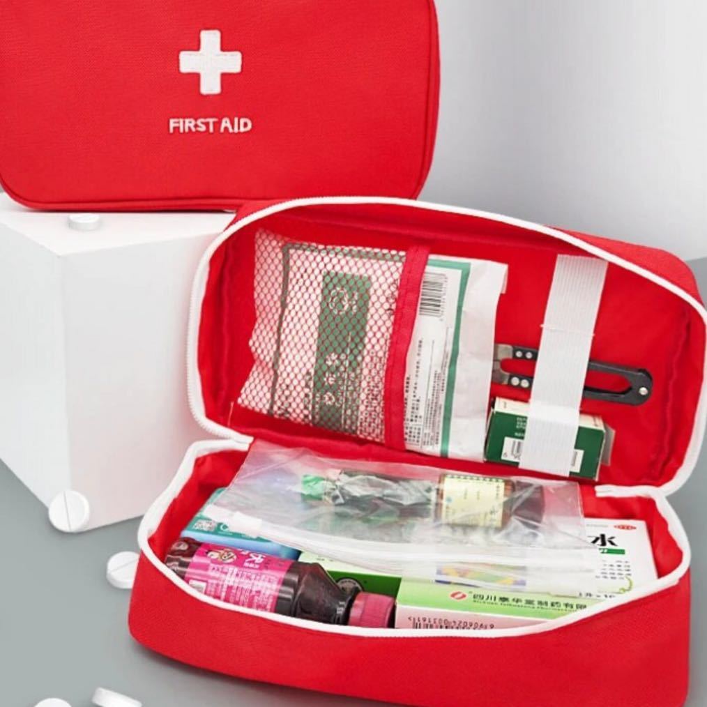  first aid medical first-aid kit medicine box emergency place . first-aid pouch bag 2 point set travel travel mobile mountain climbing outdoor camp 