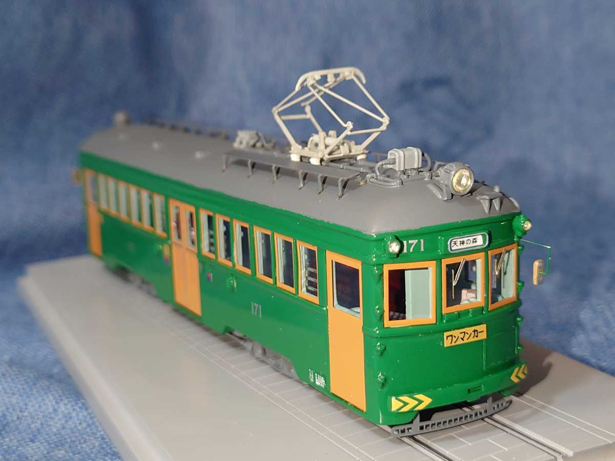 HO display model . Sakai electric . road mo161 shape mo171 number manufacture 80 anniversary commemoration rice field middle vehicle ( Kinki car .)