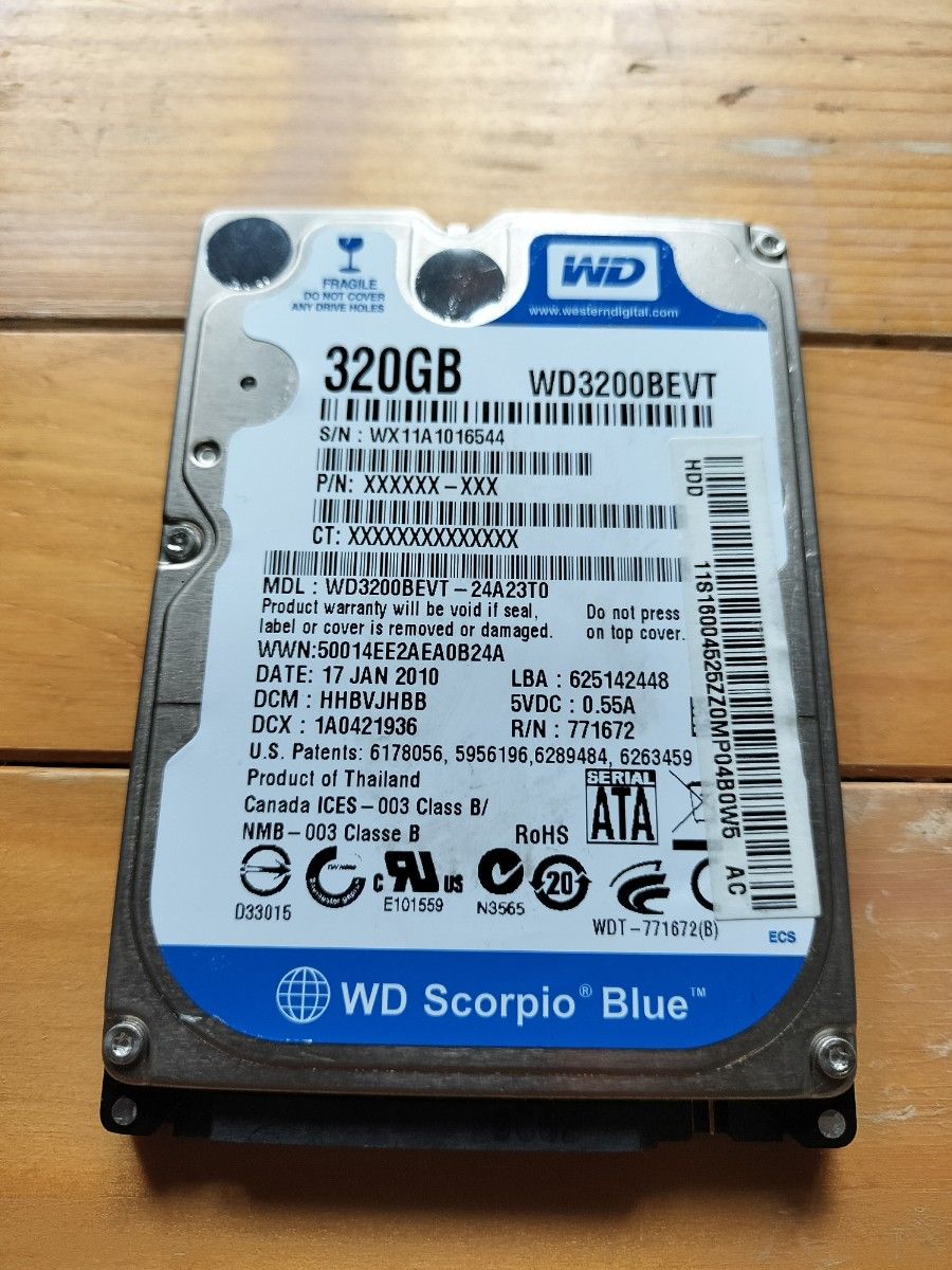 Western Digital HDD 320GB