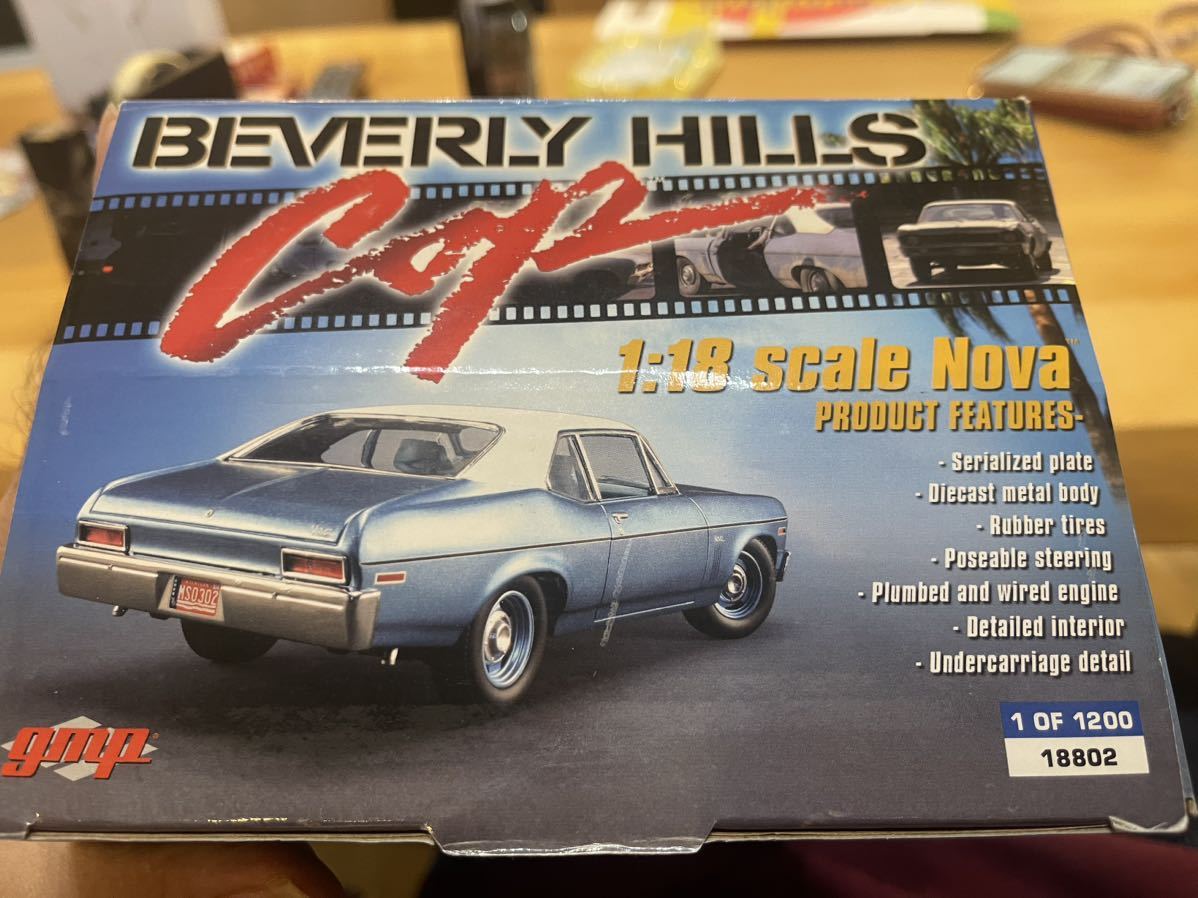 GMP 1/18 1970 Chevrolet Nova Beverly Hills Cop シボレー ノバ ビバリーヒルズ 1200台限定_画像7