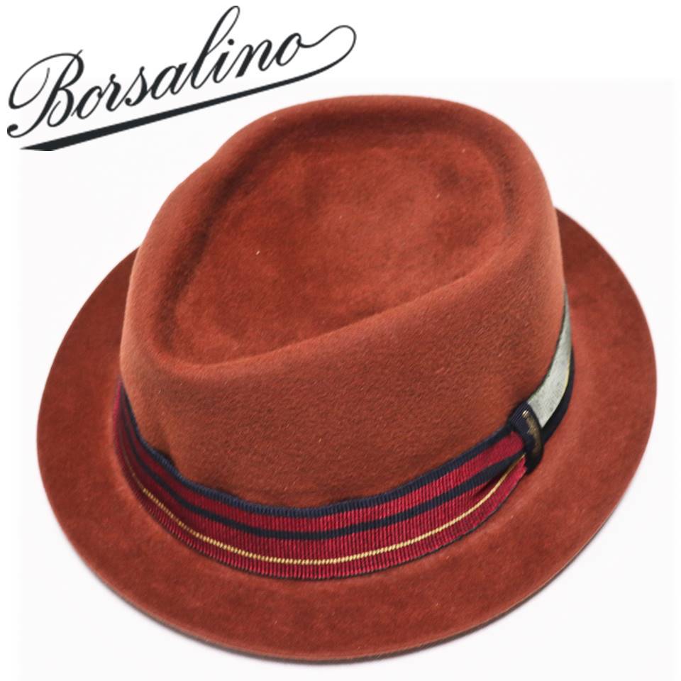 Borsalino ボルサリーノ》新品 イタリア製 秋冬モデル ストライプ