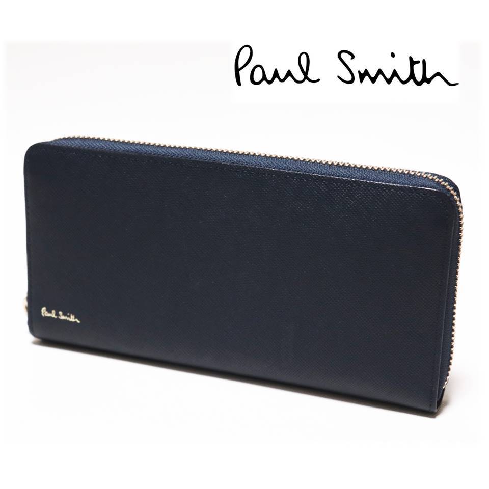 Paul Smith ポールスミス》箱付新品 ジップストローグレイン