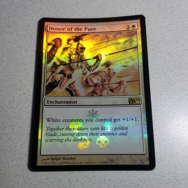 MTG　清浄の名誉/Honor of the Pure　（M10） FOIL　英語_画像1