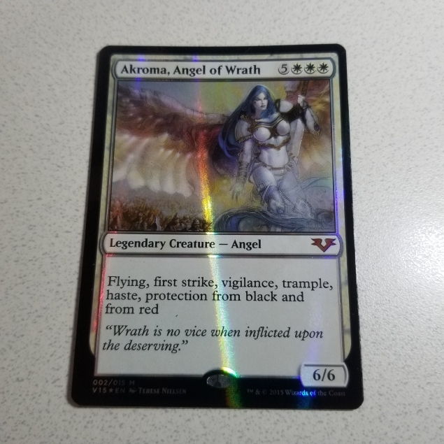 MTG 怒りの天使アクローマ/Akroma, Angel of Wrath [FtV:Angels] FOIL_画像1