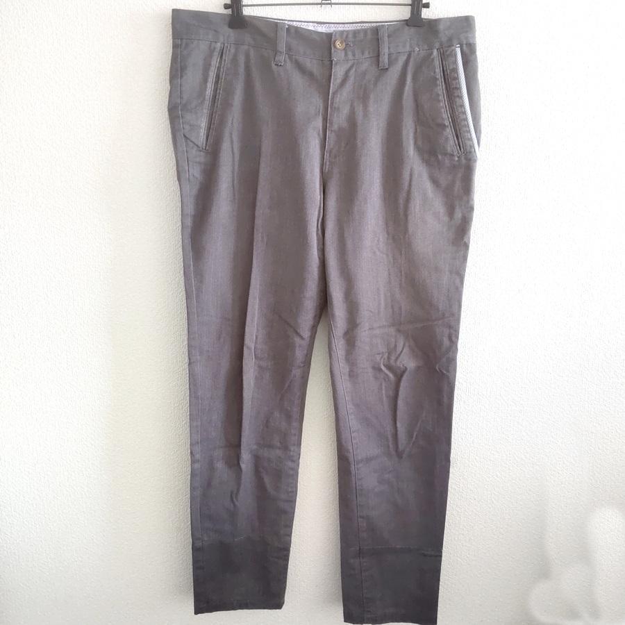 [ free shipping * prompt decision ]TK MIXPICE The shop tea ke- Takeo Kikuchi tapered pants XL gray series men's tea ke- Miku spice 