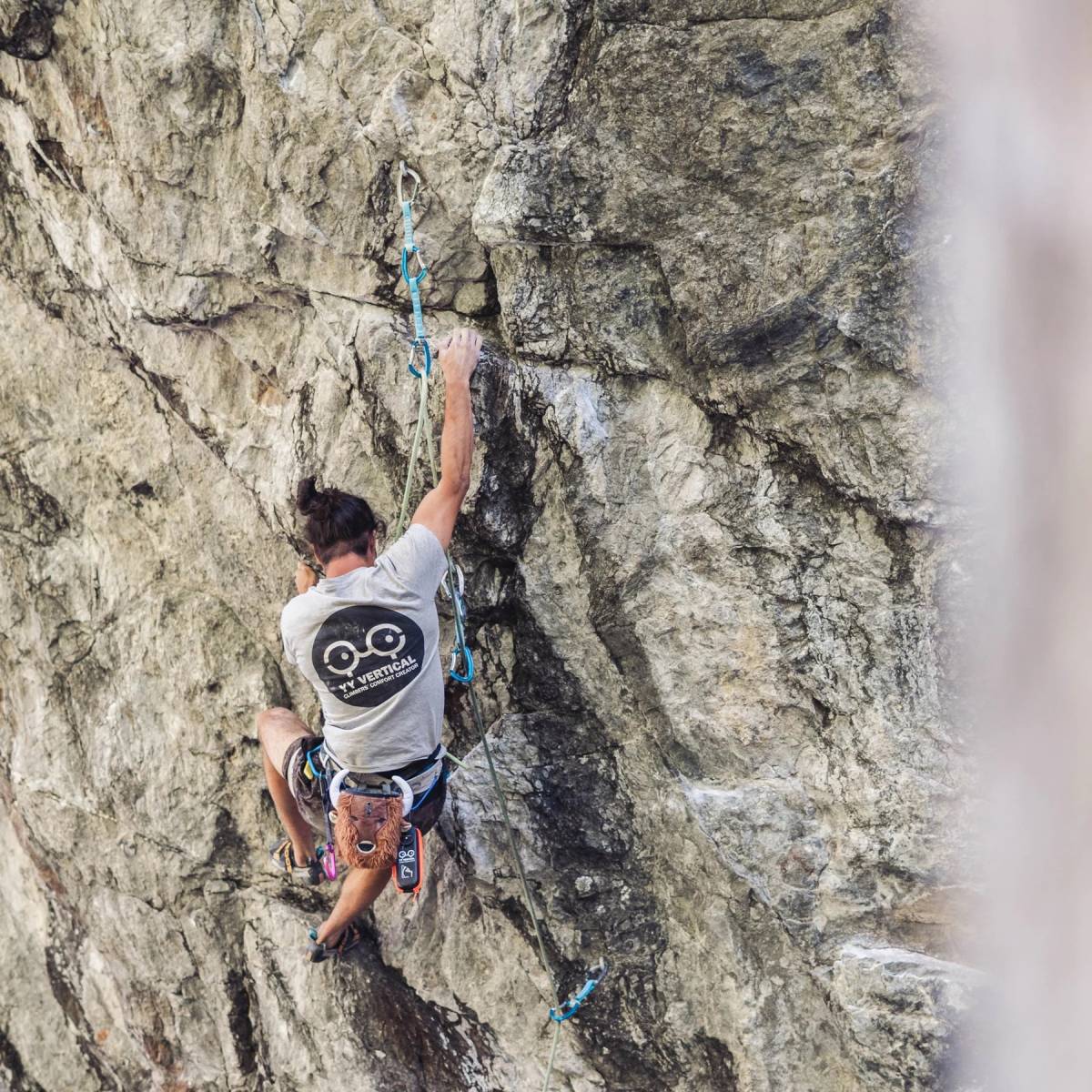 ★大平原の力持ち バイソン YY Vertical ワイワイバーチカル チョークバッグ アニマル クライミング ボルダリング Climbing Bouldering NEW_画像7