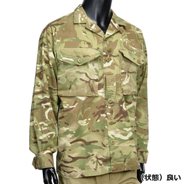 イギリス軍放出品 コンバットジャケット MTP迷彩 BDU ボタン留め [ 180/96 / 難あり ] 軍払い下げ品 Bランク_画像2