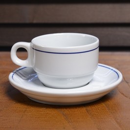 イタリア軍放出品 エスプレッソカップ＆ソーサー 食器 [ デッドストック / 小 ] 軍払い下げ品 マグカップ コップの画像2