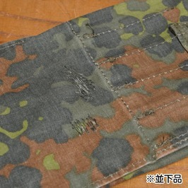 ドイツ軍放出品 テント用ポール＆ペグ収納袋 フレクター迷彩 [ 並品 ] ドイツ連邦軍 military シェルター ポーチ_画像7