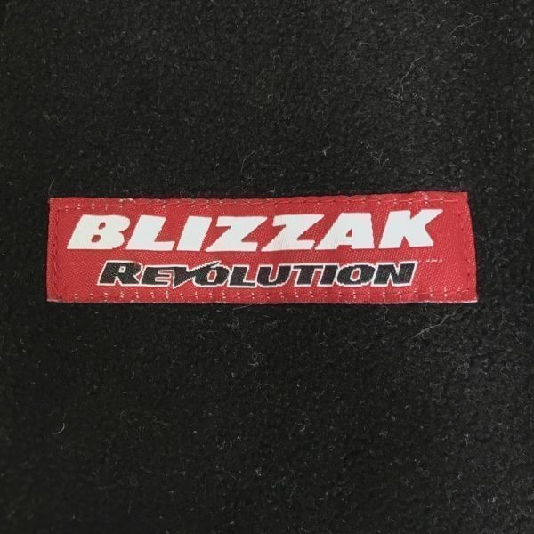 ブリヂストン ブリザック フリースジャケット ジップフリース「BLIZZAK REVOLUTION」 ブラック サイズS　タイヤ屋_画像3