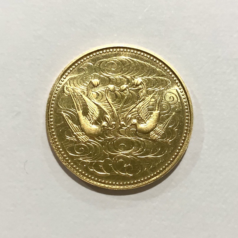 10万円金貨 天皇陛下御在位60年 K24 純金 昭和61年-