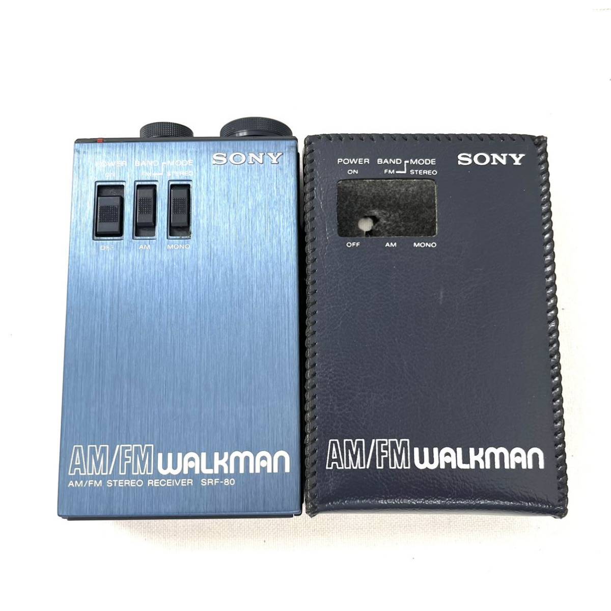 【希少☆ケース付属】 SONY ソニー ステレオラジオ WALKMAN ウォークマン SRF-80 AM FM 2BANDの画像1