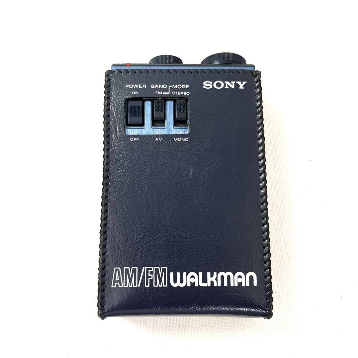 【希少☆ケース付属】 SONY ソニー ステレオラジオ WALKMAN ウォークマン SRF-80 AM FM 2BANDの画像10