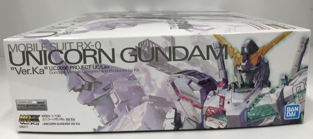 Wc009★バンダイ MGEX 1/100 ユニコーンガンダム Ver.Ka 機動戦士ガンダムUC[ユニコーン] 中古 未組立★_画像9