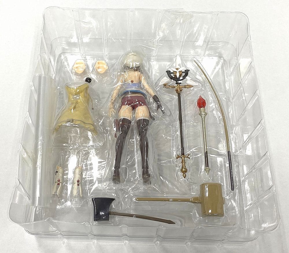 Qa843★マックスファクトリー figma 535 ライザのアトリエ ライザリン・シュタウト フィギュア 整形不良・箱イタミ有 開封/中古★_画像7