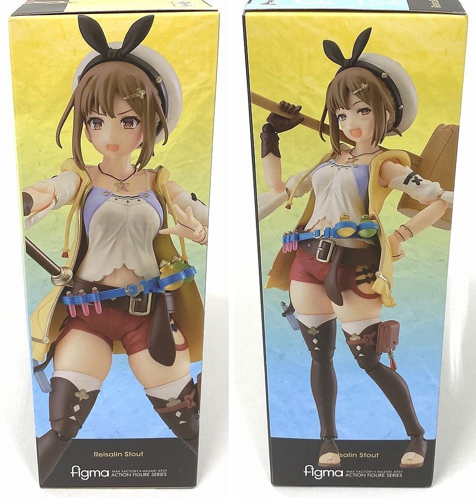 Qa843★マックスファクトリー figma 535 ライザのアトリエ ライザリン・シュタウト フィギュア 整形不良・箱イタミ有 開封/中古★_画像2