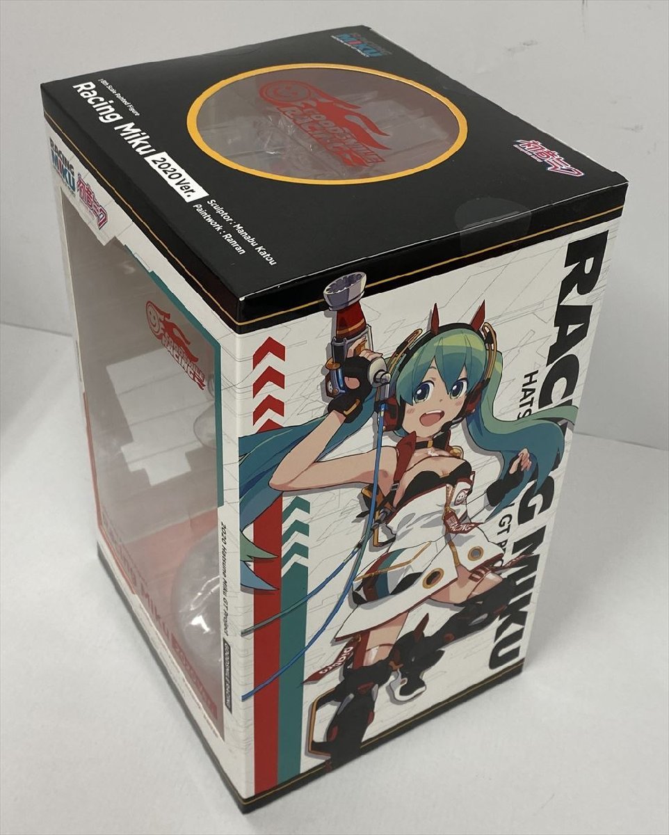 Ie969★未開封 レーシングミク 2020Ver. 「キャラクター・ボーカル・シリーズ 01 初音ミク」グッドスマイルレーシング フィギュア 中古★_画像3