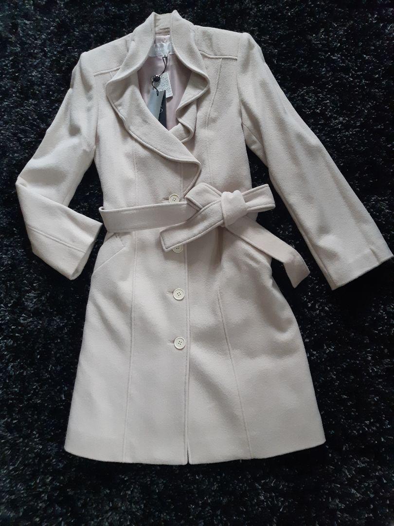  new goods unused # Citrus Notes wool coat Anne gola coat beige 38