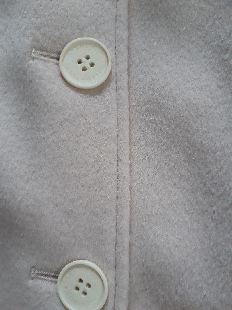  new goods unused # Citrus Notes wool coat Anne gola coat beige 38