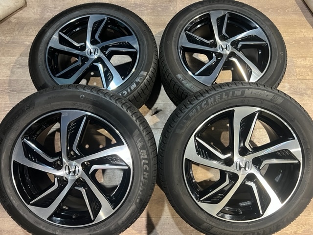 141　ホンダ　純正　オデッセイ　17インチ　ミシュラン　X-ICE3+　215　55　17　スタッドレス　タイヤ　ホイール　225/50R17　215/55R17_画像1