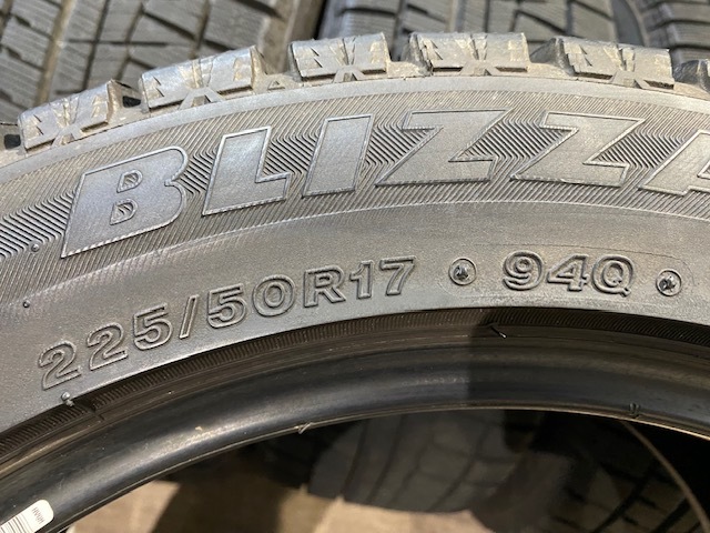 0040　ブリヂストン　REVO　GZ　225　50　17　4本　スタッドレス　225/50R17　215/55R17　マジェスタ　GS　オデッセイ　クラウン_画像8