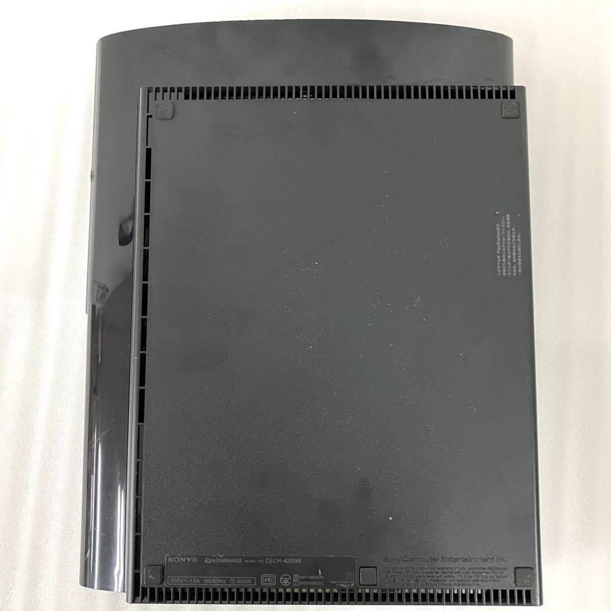 SONY ソニー PS3 本体 CECH-4200B プレイステーション3 PlayStation3 プレステ3 ブラック 薄型 250GB Blu-ray ブルーレイ 後期型_画像4