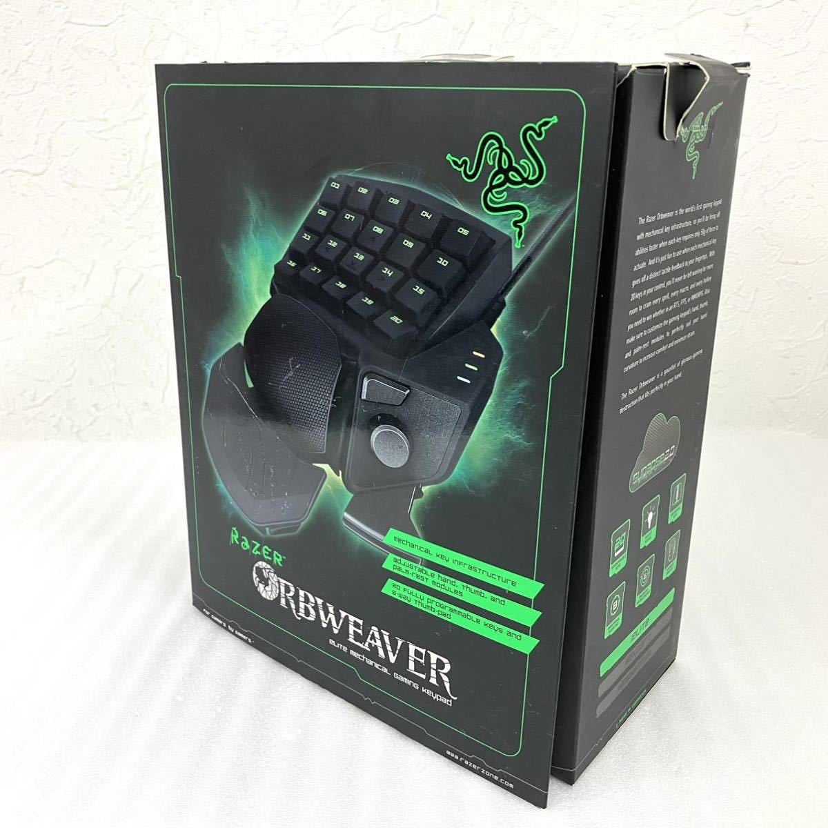 Razer ORBWEAVER メカニカル ゲーミングキーパッド キーボード PCゲーム パソコン Windows Mac 左手デバイス ゲームボード 有線_画像1