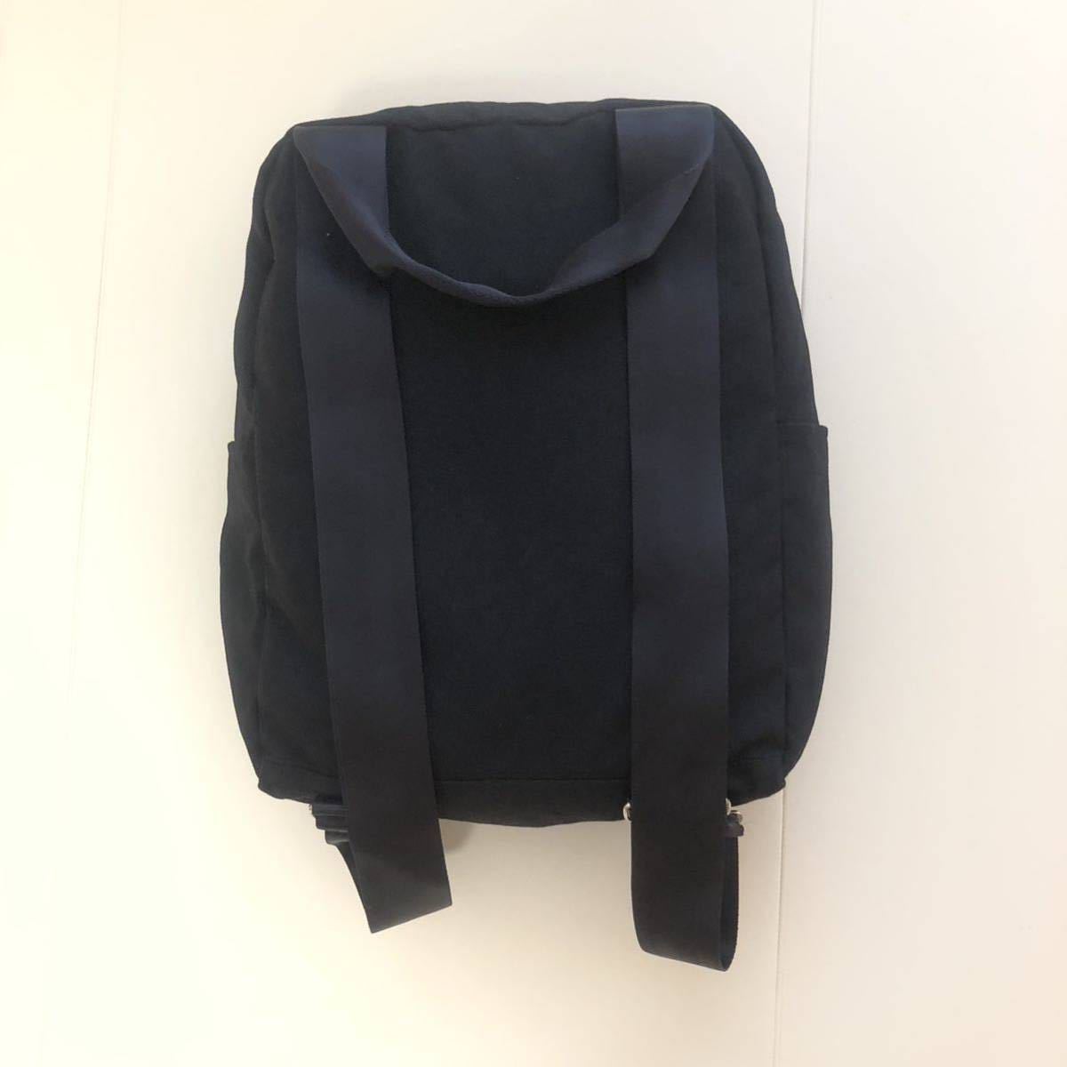 【送料無料】 BLACK COMME des GARCONS リュック バッグ 黒 無地 2way 1K-K201 ブラックコムデギャルソン_画像2