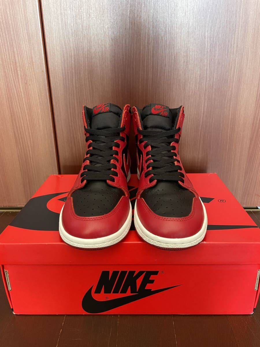 極美品 エアジョーダン1 ハイ 85 バーシティレッド AIRJORDAN SB/エア
