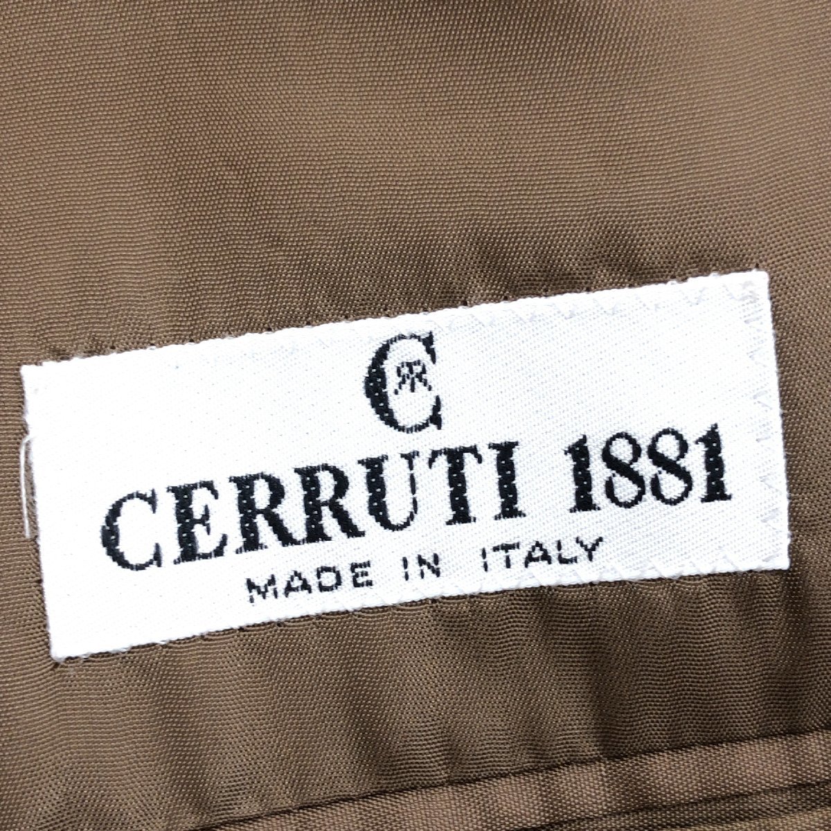 ◆伊製 CERRUTI 1881 チェルッティ カシミヤ混 チェスターコート 50(XL相当) キャメル カシミア イタリア製 特大 大きい 2L LL セルッティ_画像3