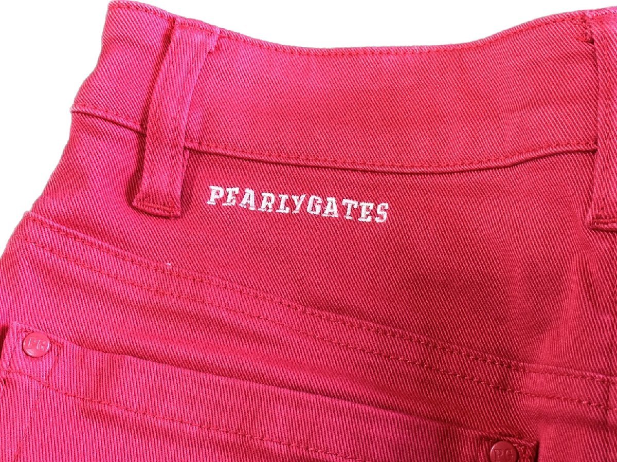 PEARLY GATES[パーリーゲイツ]スカート 1(M) ピンク ストレッチ レディース 中古品_画像5