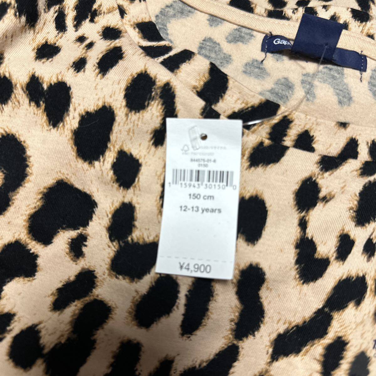  новый товар GAPkids леопардовая расцветка One-piece 150 обычная цена 4900 иен his Mini Chubbygang banachiZARA H&M симпатичный взрослый серия прохладный девочка ребенок одежда 