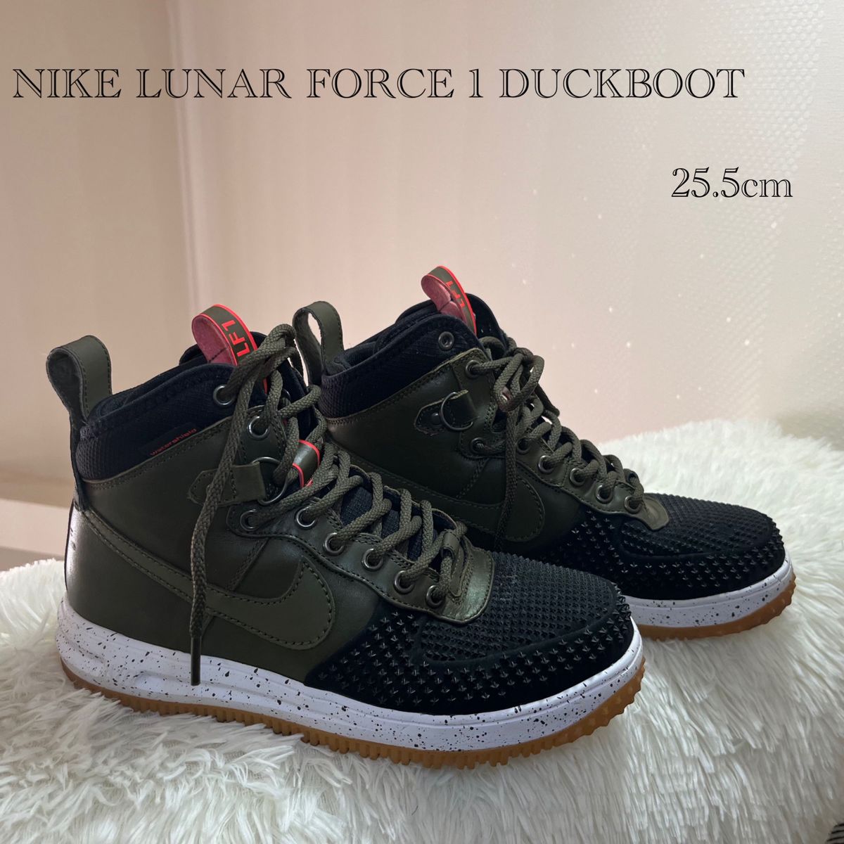 新同　NIKE LUNAR FORCE 1 DUCKBOOT 25.5cm 805899-001