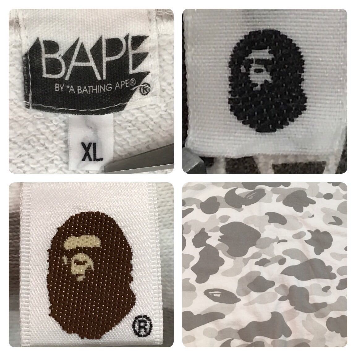 *XL* White camo sweat Parker the best a bathing ape BAPE zip hoodie vest Ape Bape A Bathing Ape camouflage NIGO w8