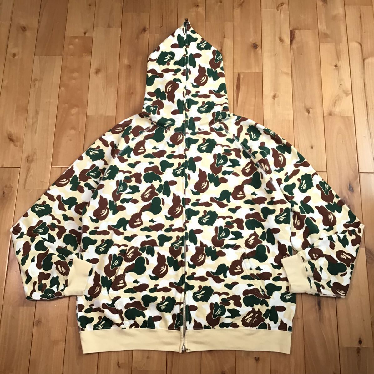 ★鹿児島限定★ Kagoshima city camo フルジップ パーカー Lサイズ a bathing ape BAPE full zip hoodie エイプ ベイプ NIGO 迷彩 z55_画像1