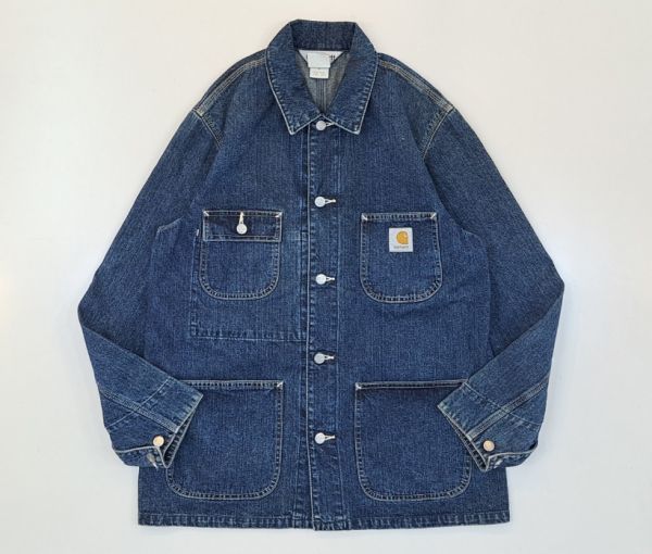 H6683 Carhartt カーハート デニム カバーオール 00108-93 M H6683 Carhartt カーハート デニム カバーオール 00108-93 M