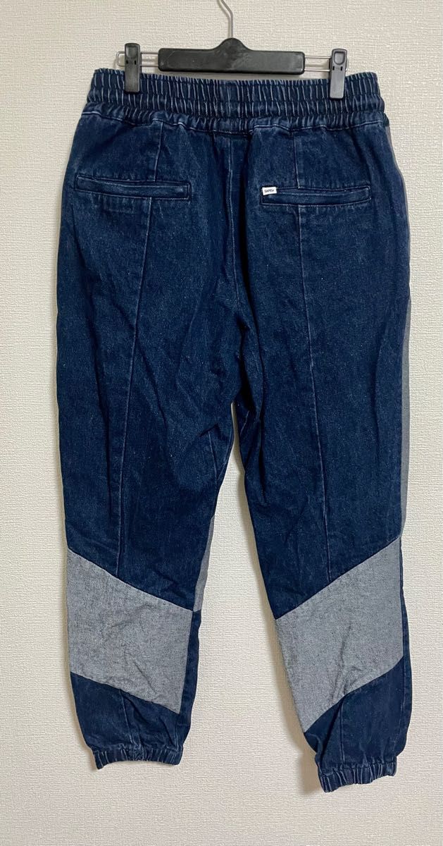 美品 】サプール SAPEur デニムトラックパンツ L 初期型番 美品 】サプール SAPEur デニムトラックパンツ L 初期型番