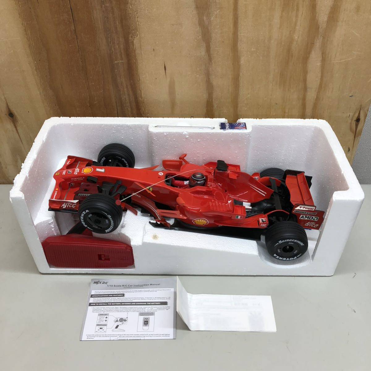 MJX RC Ferrari 1/10 ラジコンカー 3台 セット F430GT カルフォルニア F2008 動作未確認 ジャンク品 フェラーリ _画像6