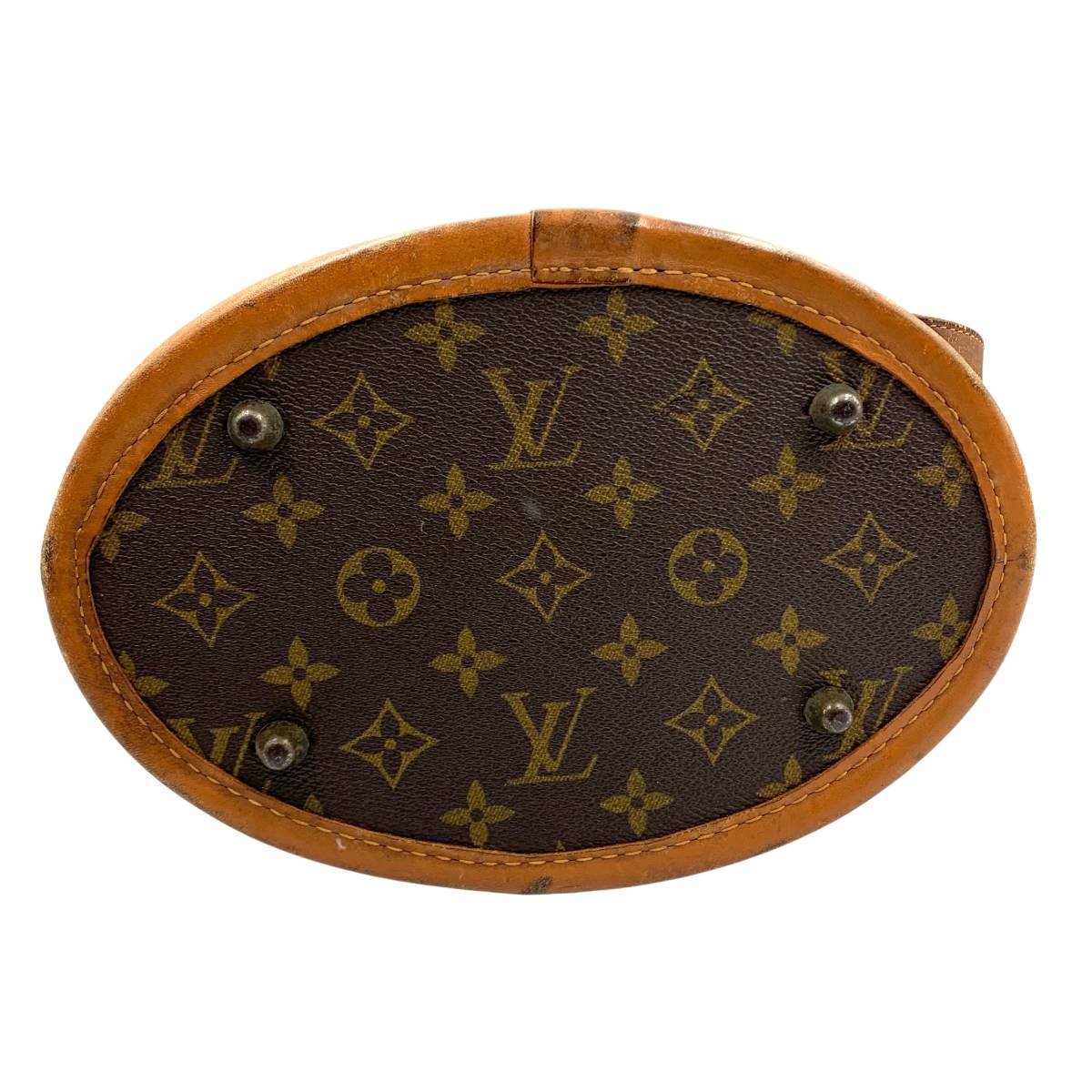  1円スタート■ LOUIS VUITTON ルイヴィトン バケットPM ショルダーバッグ モノグラム USA限定 レディース モノグラム アメリカ限定_画像3