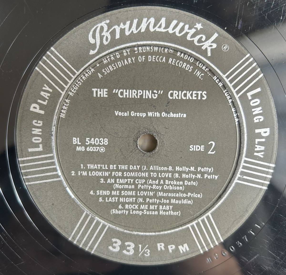 BUDDY HOLLY / The “CHIRPING”CRICKETS / US Org！！_画像6