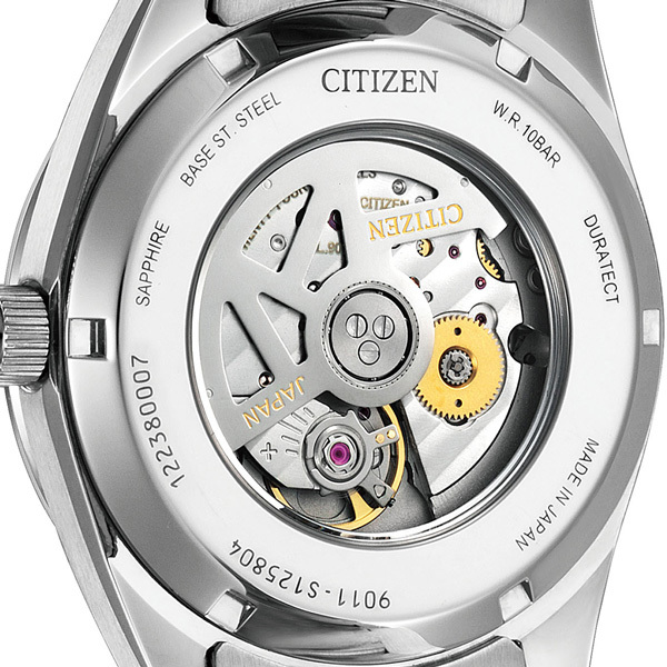 シチズン メカニカル クラシカルライン 日本製 自動巻き メンズ 腕時計 NB1050-59A CITIZEN シルバーの画像7