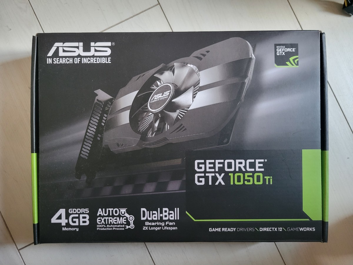 ASUS GTX1050ti 4GB/GeForce グラフィックボード NVIDIA_画像1