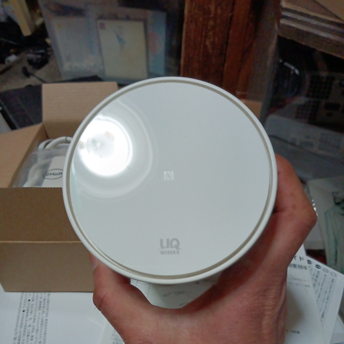 246　UQ WIMAX speed Wi-Fi HOME L01 HWS31SWU_画像2