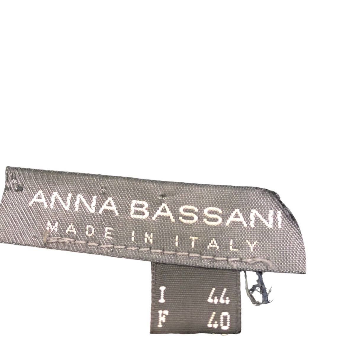 S157 イタリア製 大きいサイズ Anna Bassani アンナバッサーニ ジャケット アウター ショートコート 上着 レディース ブラック 黒_画像7