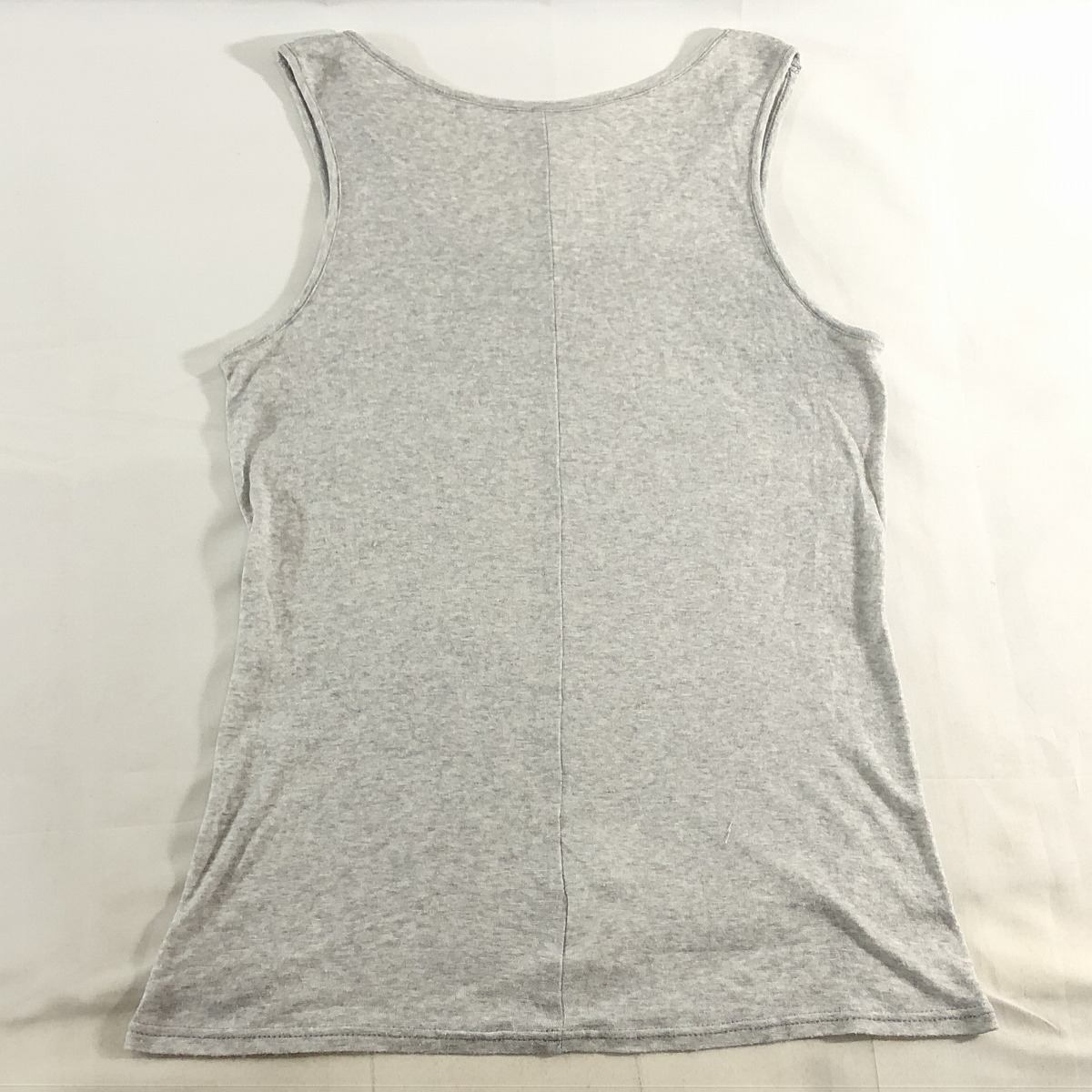  three . Ise city .BPQC lady's plain tank top ash M-L used postage 185 jpy 