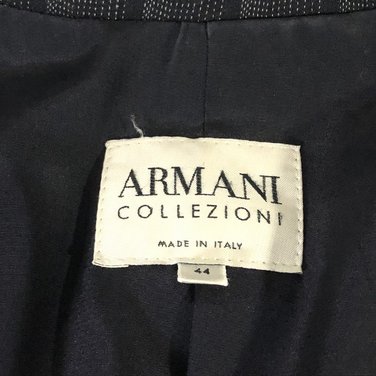 超激安 美品 アルマーニ イタリア製 黒 44 スーツ セットアップ