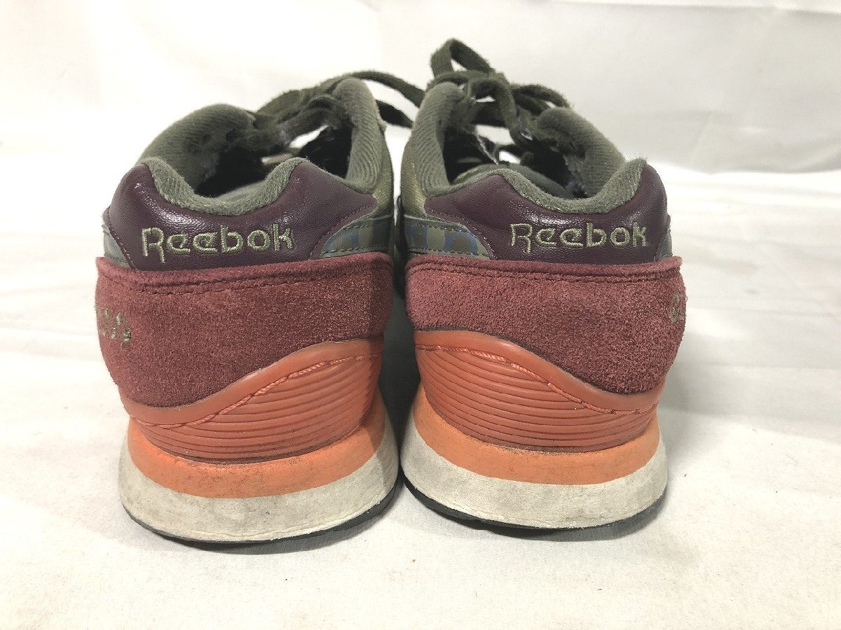 Reebok リーボック スニーカー　GL6000　414M41772　迷彩柄 24.5cm カーキ 美品 L6_画像5